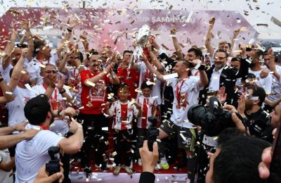 Trendyol 1. Lig’e yükselen Batman Petrolspor, kupasına kavuştu