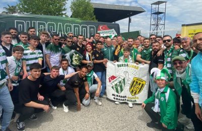 Bursaspor’a Aliağa taraftarından jest