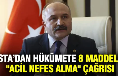 Erhan Usta’dan hükümete 8 maddelik “Acil nefes alma” çağrısı