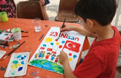 Odunpazarı Belediyesi 23 Nisan Resim Yarışması Sonuçlandı Minik Sanatçıların Eserleri Sergileniyor