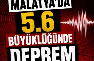 Malatya’da Korkutan Deprem: 5.6’lık Sarsıntı Geniş Bölgede Hissedildi